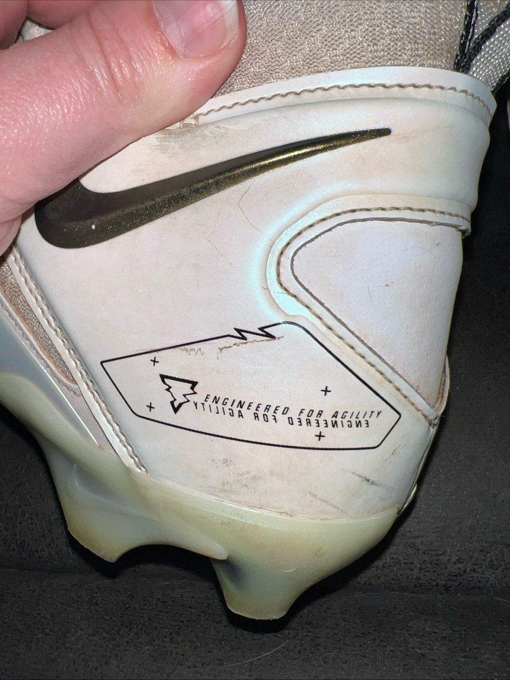 Nike alpha menace pro 3 men’s 7.5 football cleats - Picture 7 of 9